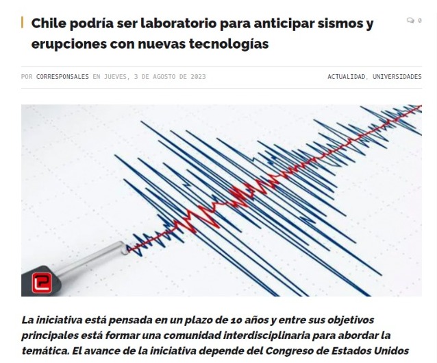 Poder y Liderazgo | Chile podría ser laboratorio para anticipar sismos y erupciones con nuevas tecnologías
