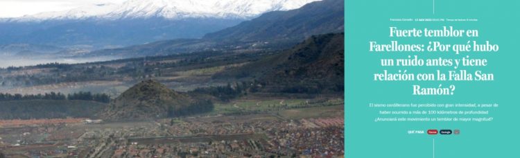 Qué Pasa LT | Fuerte temblor en Farellones: ¿Por qué hubo un ruido antes y tiene relación con la Falla San Ramón?
