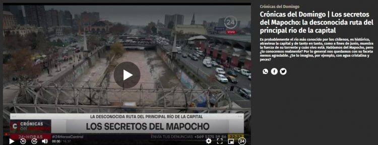 TVN | Crónicas del Domingo | Los secretos del Mapocho: la desconocida ruta del principal río de la capital