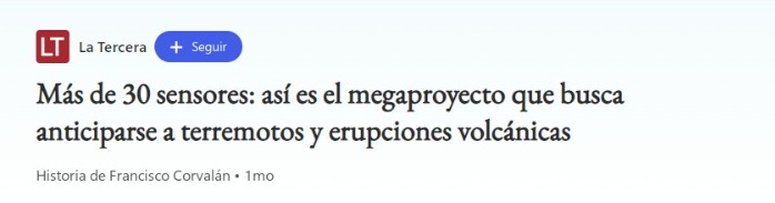 MSN | Más de 30 sensores: así es el megaproyecto que busca anticiparse a terremotos y erupciones volcánicas