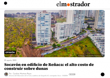 El Mostrador | Socavón en edificio de Reñaca: el alto costo de construir sobre dunas
