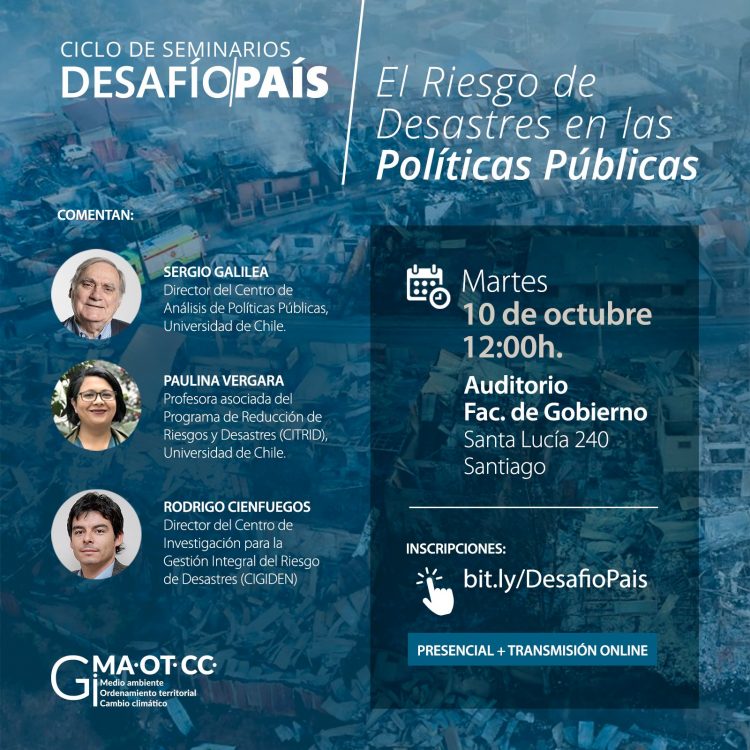 Seminario «El Riesgo de Desastres en las Políticas Públicas»