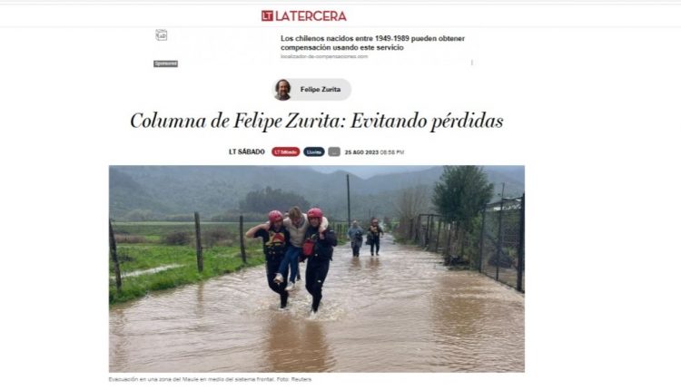 La Tercera | Columna de Felipe Zurita: Evitando pérdidas