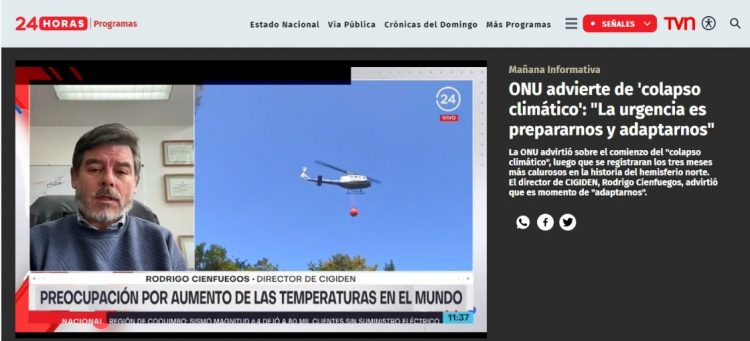 24 horas | ONU advierte de ‘colapso climático’: «La urgencia es prepararnos y adaptarnos»