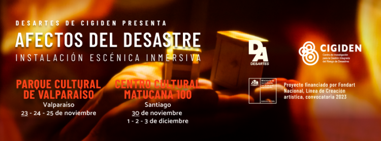 Instalación escénica explora la dimensión afectiva de los desastres