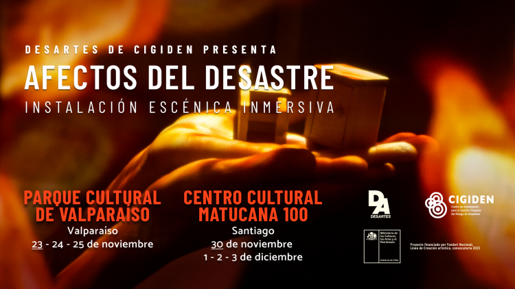 Instalación escénica inmersiva «Afectos del Desastre»