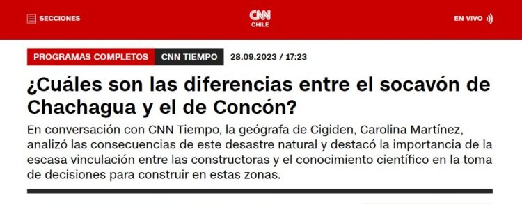 CNN | ¿Cuáles son las diferencias entre el socavón de Cachagua y el de Concón?