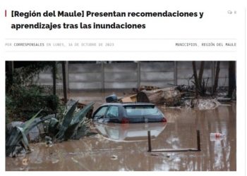 Poder y Liderazgo | [Región del Maule] Presentan recomendaciones y aprendizajes tras las inundaciones