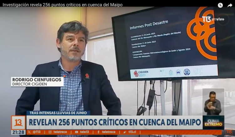 T13 | Investigación revela 256 puntos críticos en cuenca del Maipo