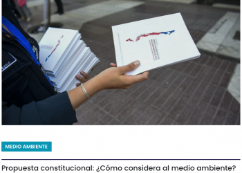 Cooperativa Ciencias | Propuesta constitucional: ¿Cómo considera al medio ambiente?