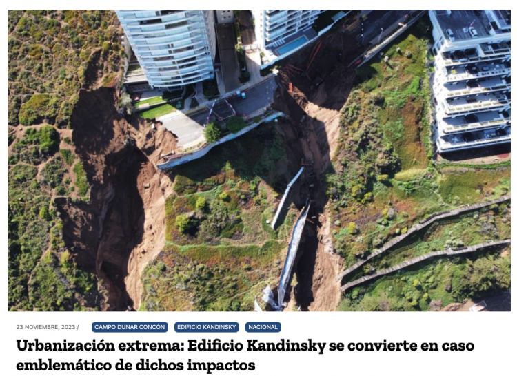El Diario Inmobiliario | Urbanización extrema: Edificio Kandinsky se convierte en caso emblemático de dichos impactos
