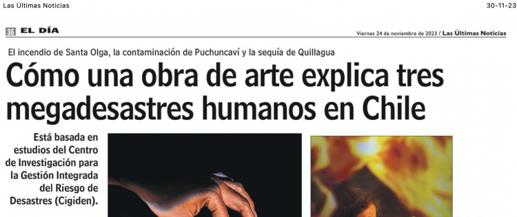 Las Últimas Noticias | Cómo una obra de arte explica tres megadesastres humanos en Chile