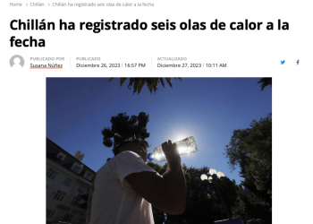 La Discusión | Chillán ha registrado seis olas de calor a la fecha