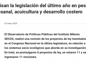 Noticias UC | Revisan la legislación del último año en pesca artesanal, acuicultura y desarrollo costero