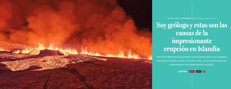 Qué Pasa LT | Soy geólogo y estas son las causas de la impresionante erupción en Islandia
