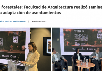 UDD Noticias | Incendios forestales: Facultad de Arquitectura realizó seminario para analizar la adaptación de asentamientos
