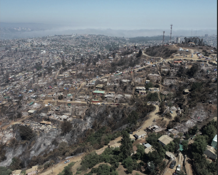 Informe revela el alcance de los impactos causados por incendios en Viña del Mar