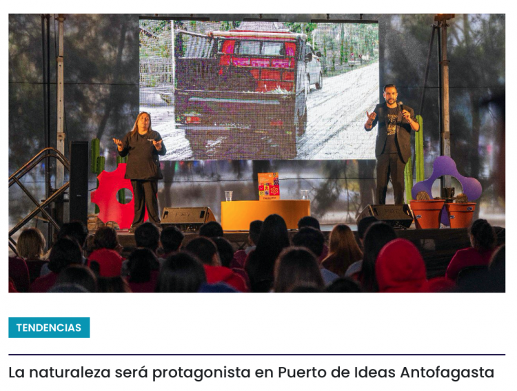 Cooperativa Ciencias | La naturaleza será protagonista en Puerto de Ideas Antofagasta