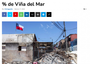 El Aragueño | Chile: Los incendios afectaron un 34 % de Viña del Mar