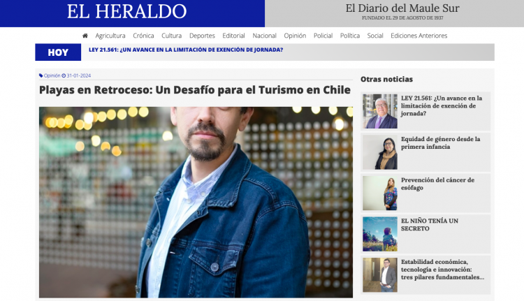 El Heraldo | Playas en Retroceso: Un Desafío para el Turismo en Chile