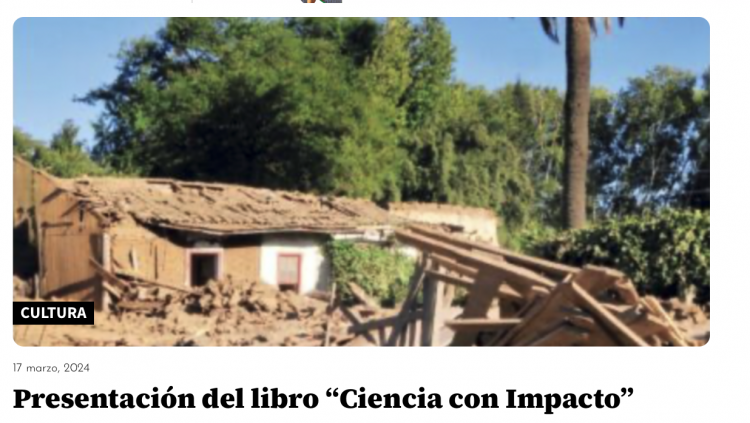 El Mostrador | Presentación del libro “Ciencia con Impacto”