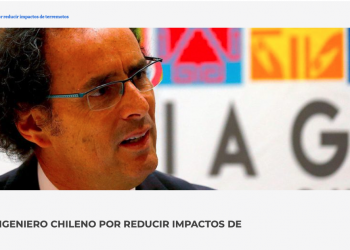 Ingeniería UC | EE. UU. RECONOCE A INGENIERO CHILENO POR REDUCIR IMPACTOS DE TERREMOTOS