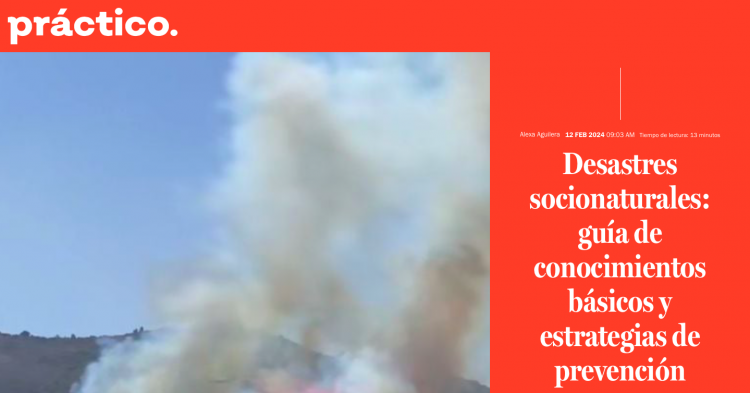 La Tercera | Desastres socionaturales: guía de conocimientos básicos y estrategias de prevención