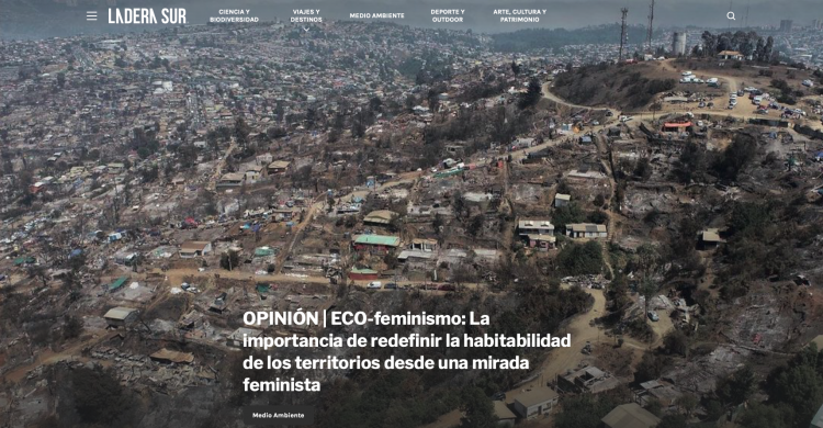 Ladera Sur | OPINIÓN | ECO-feminismo: La importancia de redefinir la habitabilidad de los territorios desde una mirada feminista