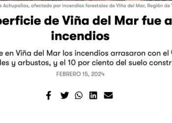 Lopez-Dóriga | Un 34 % de la superficie de Viña del Mar fue afectada por los incendios