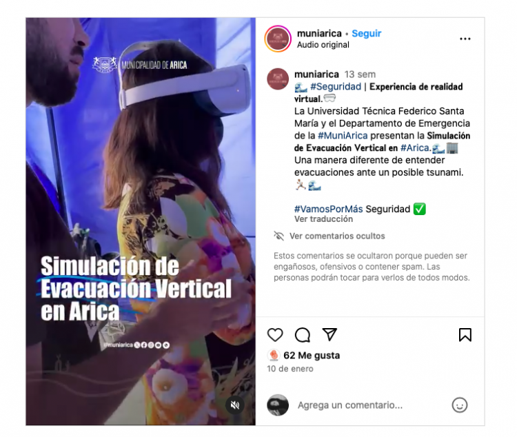 Municipalidad de Arica | Experiencia de realidad virtual