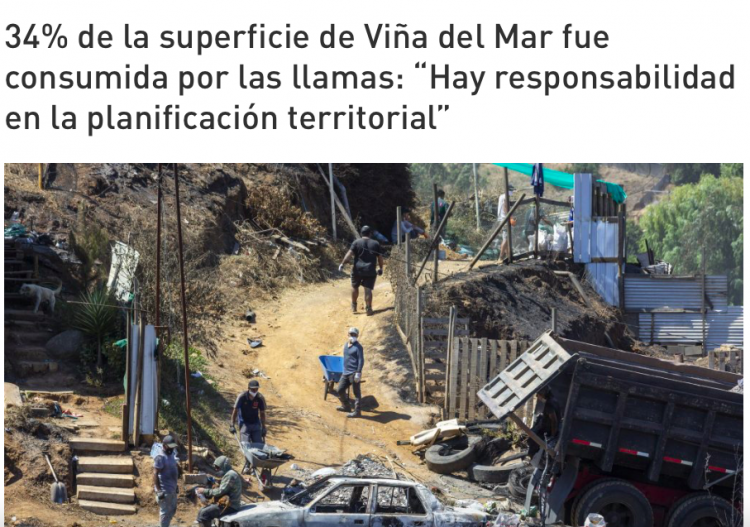 Radio Pauta | 34% de la superficie de Viña del Mar fue consumida por las llamas: “Hay responsabilidad en la planificación territorial”