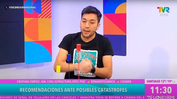 TVR | Recomendaciones ante posibles catastrofes junto a Cristian Cortez