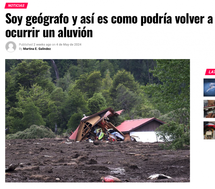 Tendencias Hoy | Soy geógrafo y así es como podría volver a ocurrir un aluvión