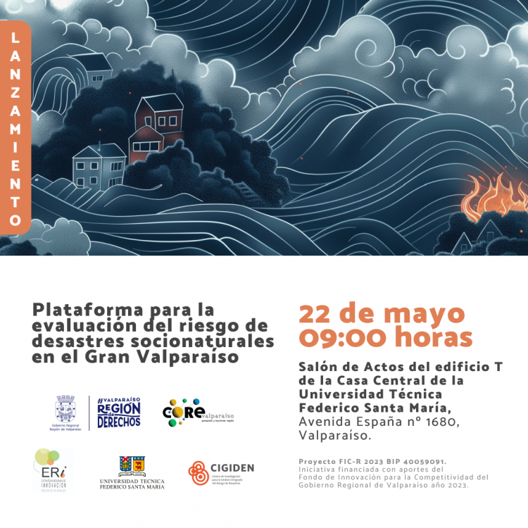 Ceremonia lanzamiento proyecto “Plataforma para la evaluación del riesgo de desastres socionaturales en el Gran Valparaíso”