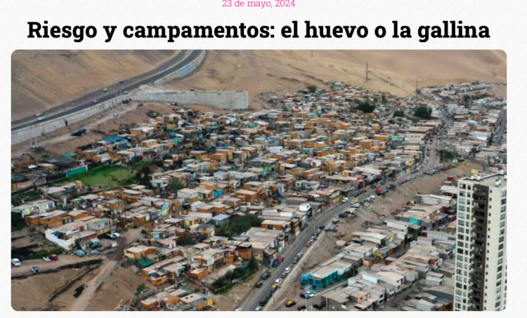 Fundación Piensa | Riesgo y campamentos: el huevo o la gallina