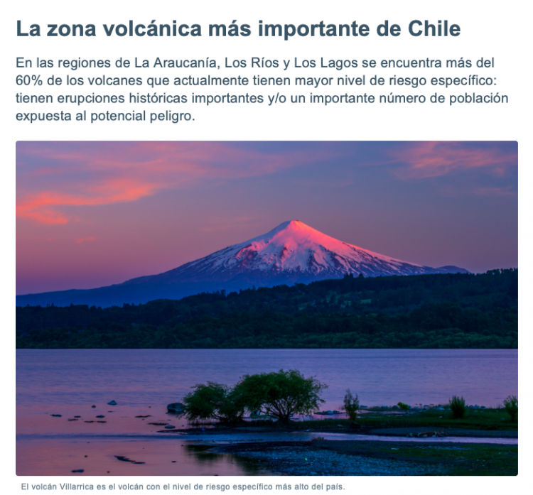 Meteored | La zona volcánica más importante de Chile