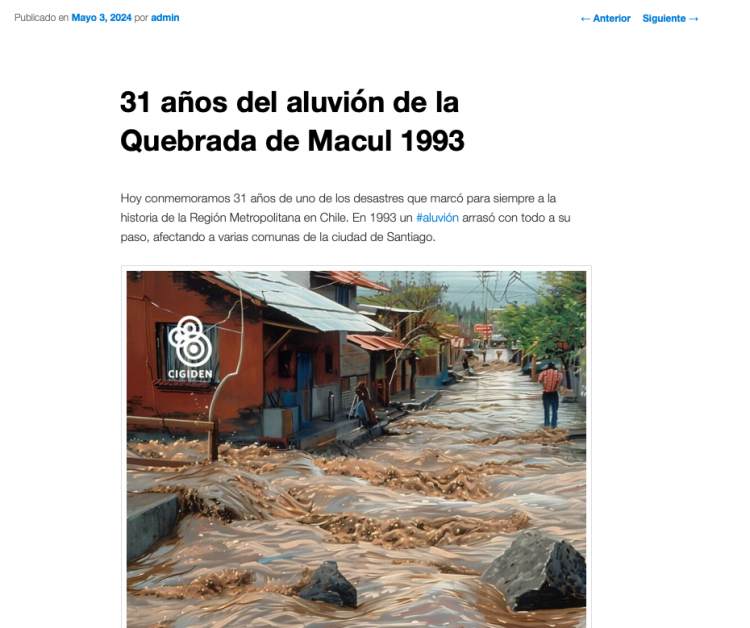 RNE.cl | 31 años del aluvión de la Quebrada de Macul 1993