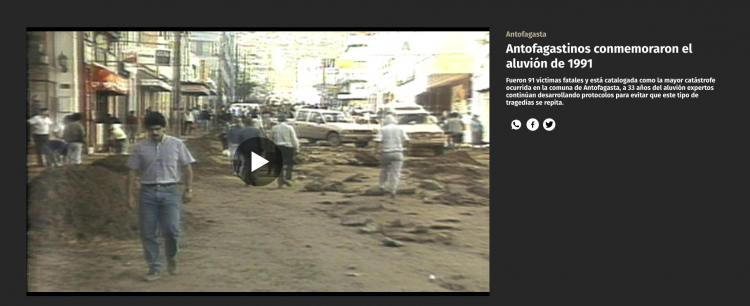 TVN Red Antofagasta | Antofagastinos conmemoraron el aluvión de 1991