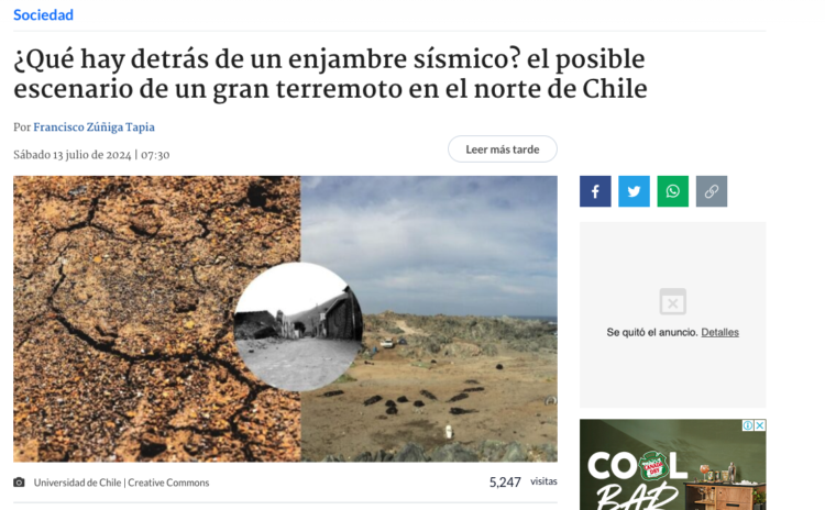 Bio Bio Chile | ¿Qué hay detrás de un enjambre sísmico? el posible escenario de un gran terremoto en el norte de Chile