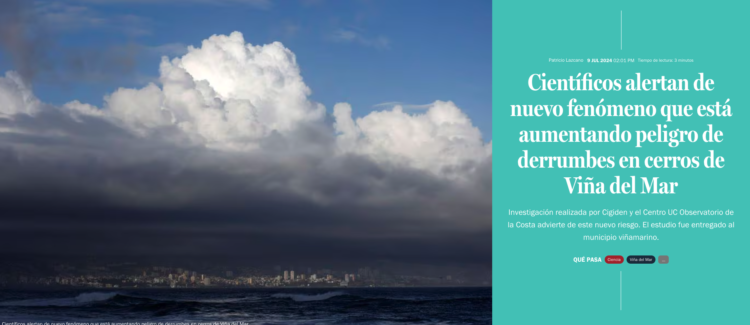 Qué Pasa LT | Científicos alertan de nuevo fenómeno que está aumentando peligro de derrumbes en cerros de Viña del Mar