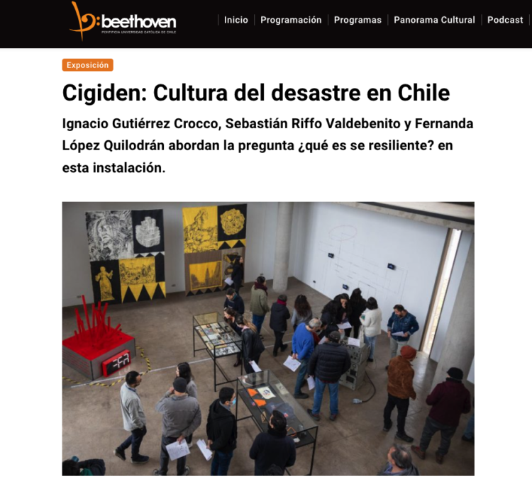 Radio Beethoven | Cigiden: Cultura del desastre en Chile