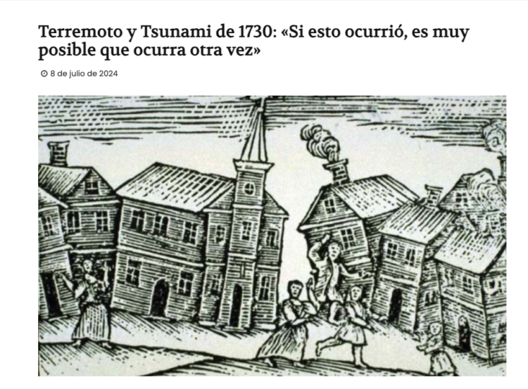 Radio del Mar | Terremoto y Tsunami de 1730: «Si esto ocurrió, es muy posible que ocurra otra vez»
