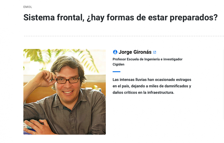 UC.cl | Sistema frontal, ¿hay formas de estar preparados?