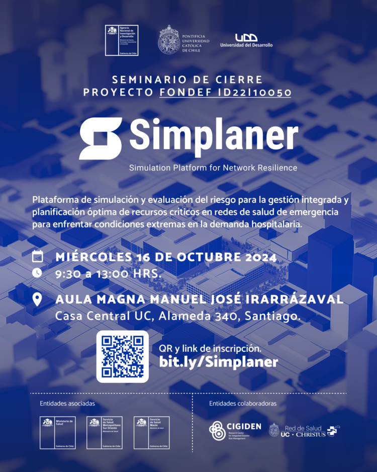 Seminario de cierre: Proyecto Fondef ID22I10050 «Simplaner»