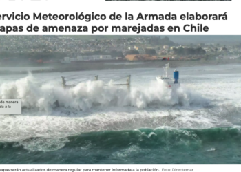 Agenda Marítima | Servicio Meteorológico de la Armada elaborará mapas de amenaza por marejadas en Chile