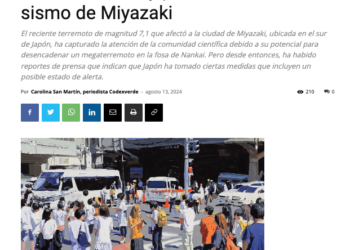 CodexVerde | Expertos de Cigiden analizan las consecuencias y precauciones ante el sismo de Miyazaki