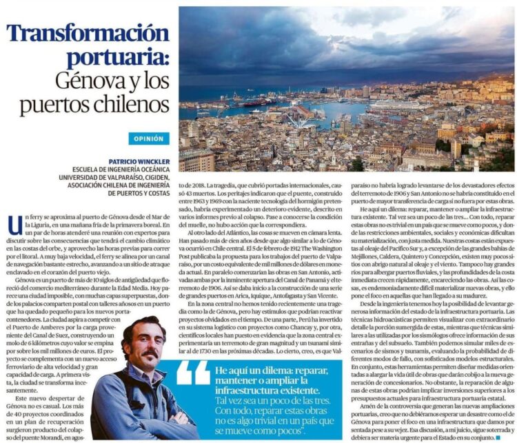 El Mercurio de Valparaíso | Transformación portuaria: Génova y los puertos chilenos