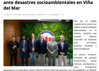 Valparaíso Noticias | Geología UNAB encabezó capacitación ante desastres socioambientales en Viña del Mar