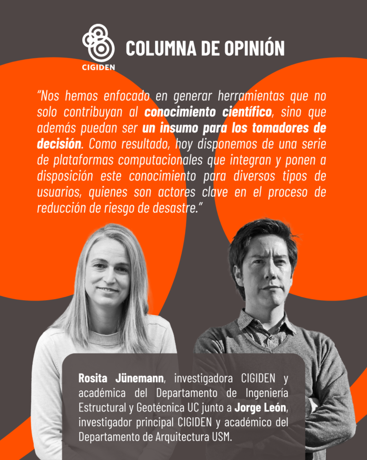 Plataformas de datos para la reducción del riesgo de desastres