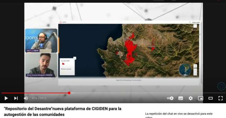 Cooperativa Ciencias | «Repositorio del Desastre» nueva plataforma de CIGIDEN para la autogestión de las comunidades
